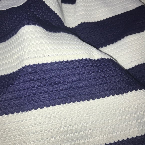 Macy’s bandage skirt, blue and white striped - Picture 3 of 8